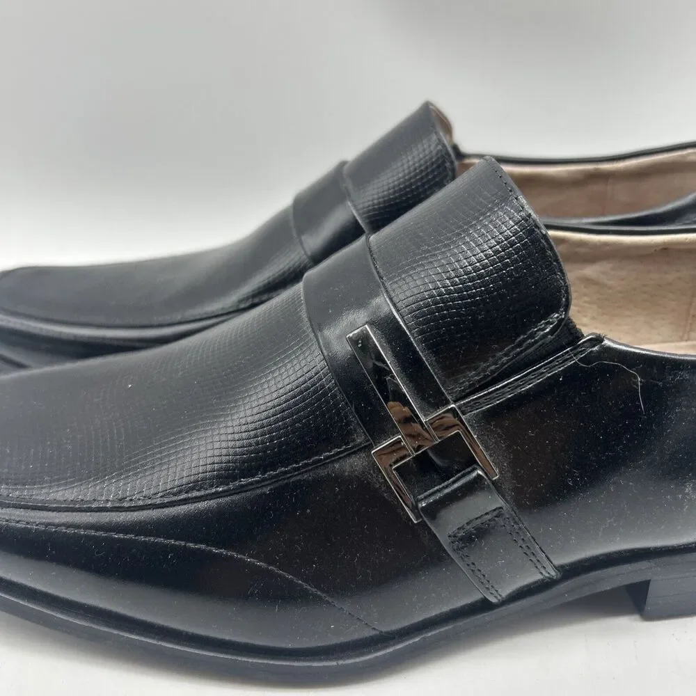 Stacy Adams Dress Shoes Mens 7.5 Black Patent Leather Gala‎ Formal